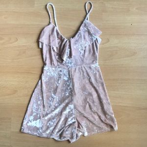 velvet romper